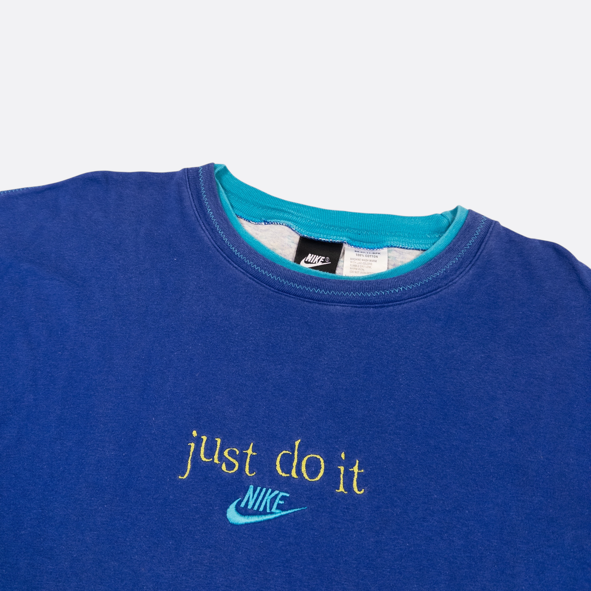 T-Shirt Blau/Lila XL