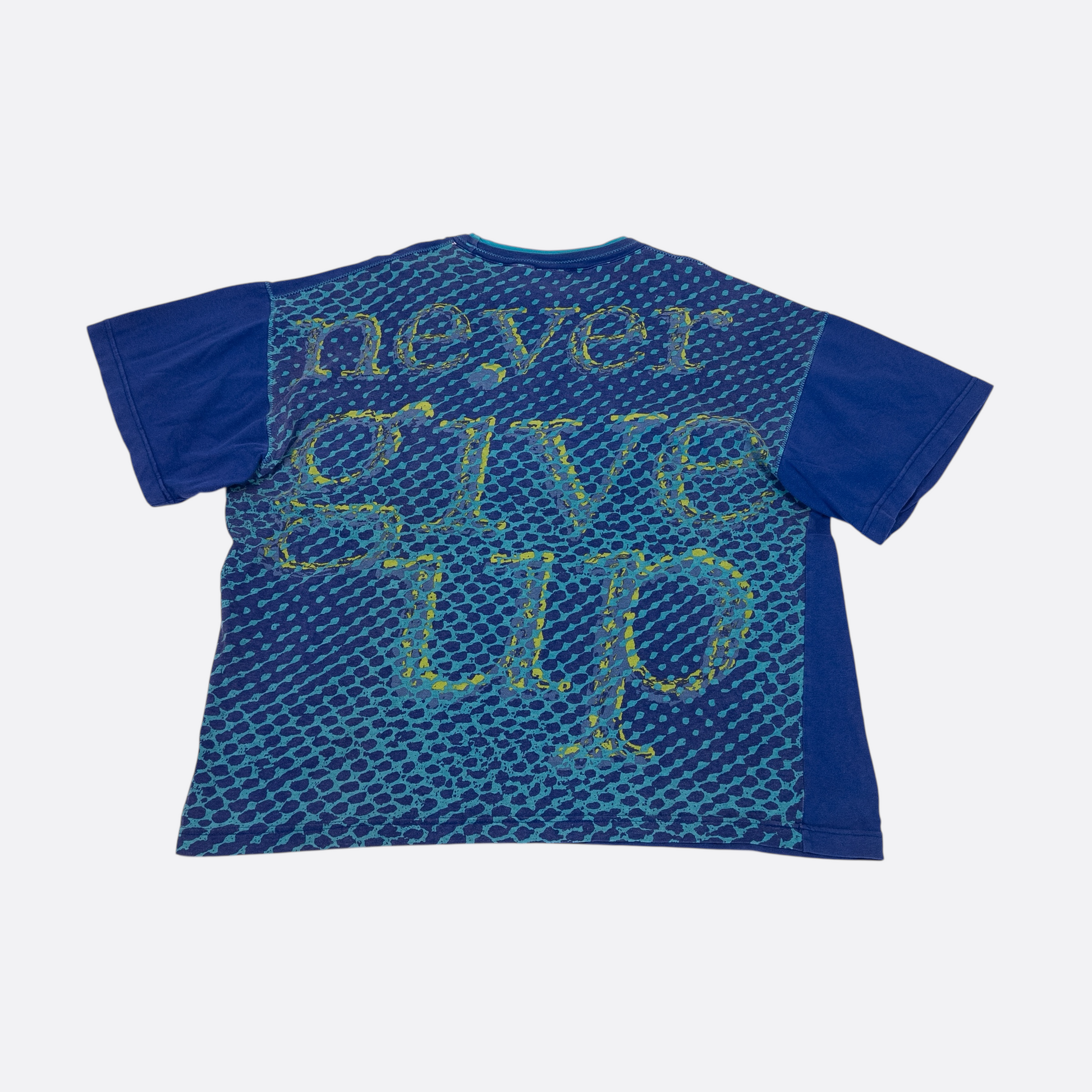 T-Shirt Blau/Lila XL