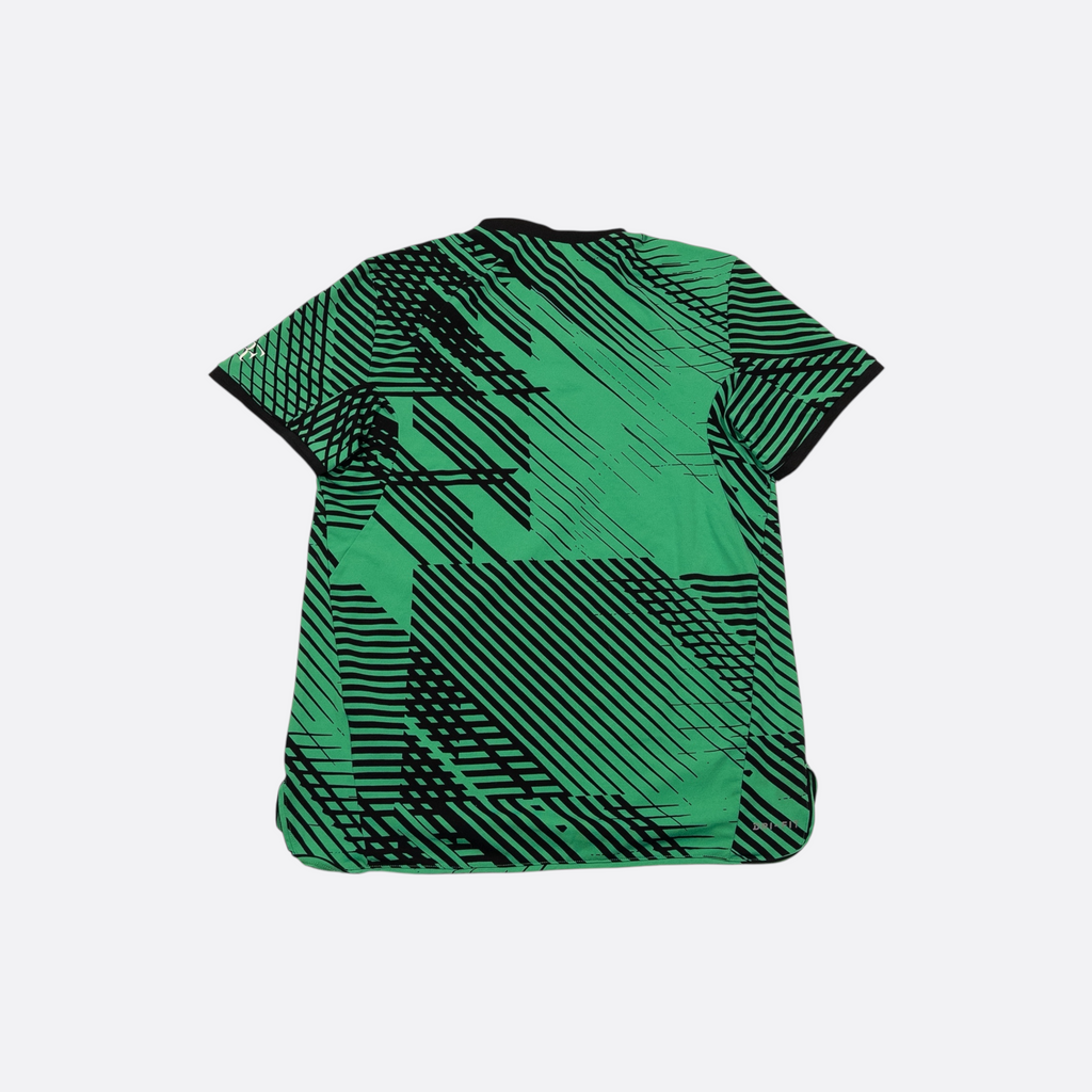 Polo-Shirt Grün/Schwarz M