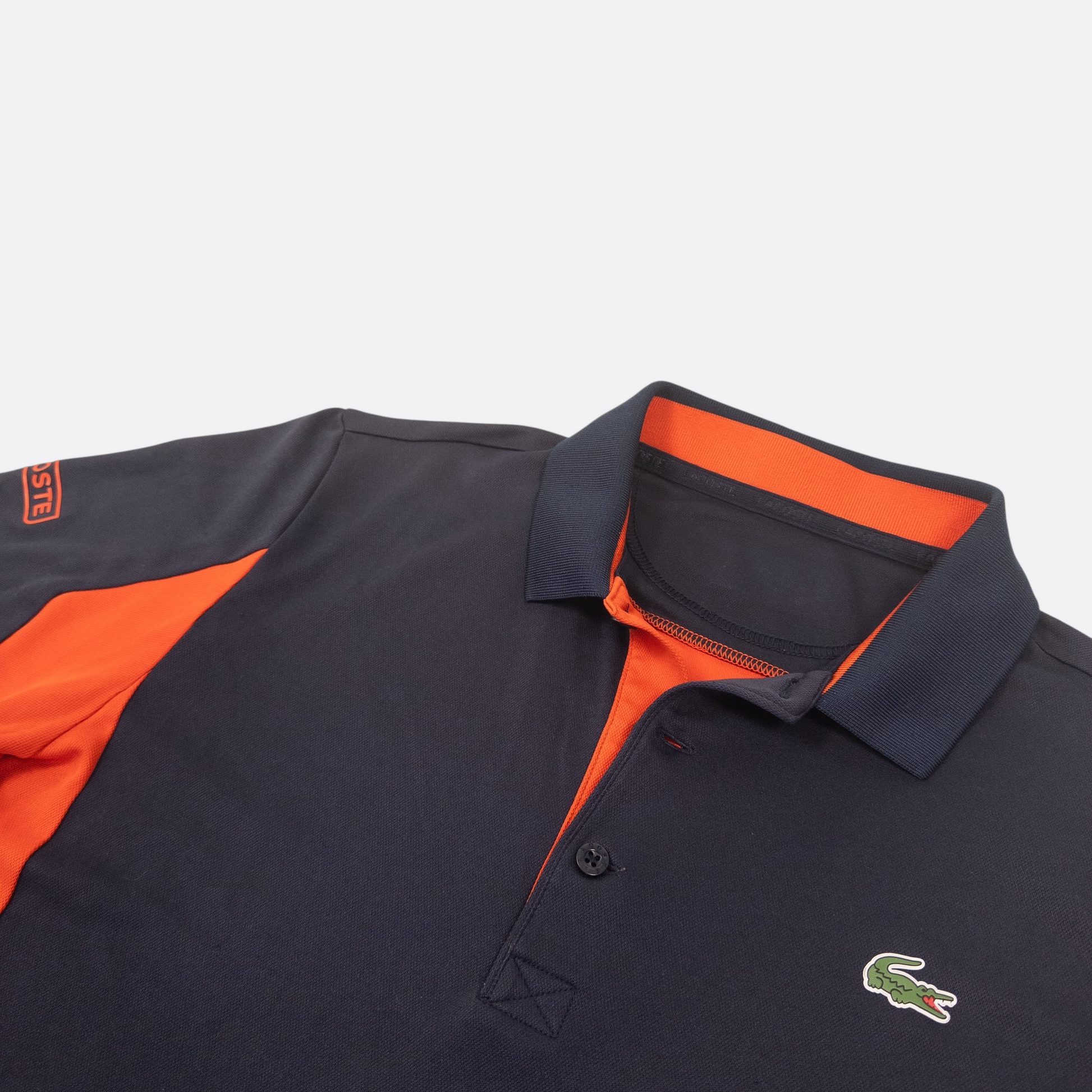 Polo-Shirt Blau/Rot M