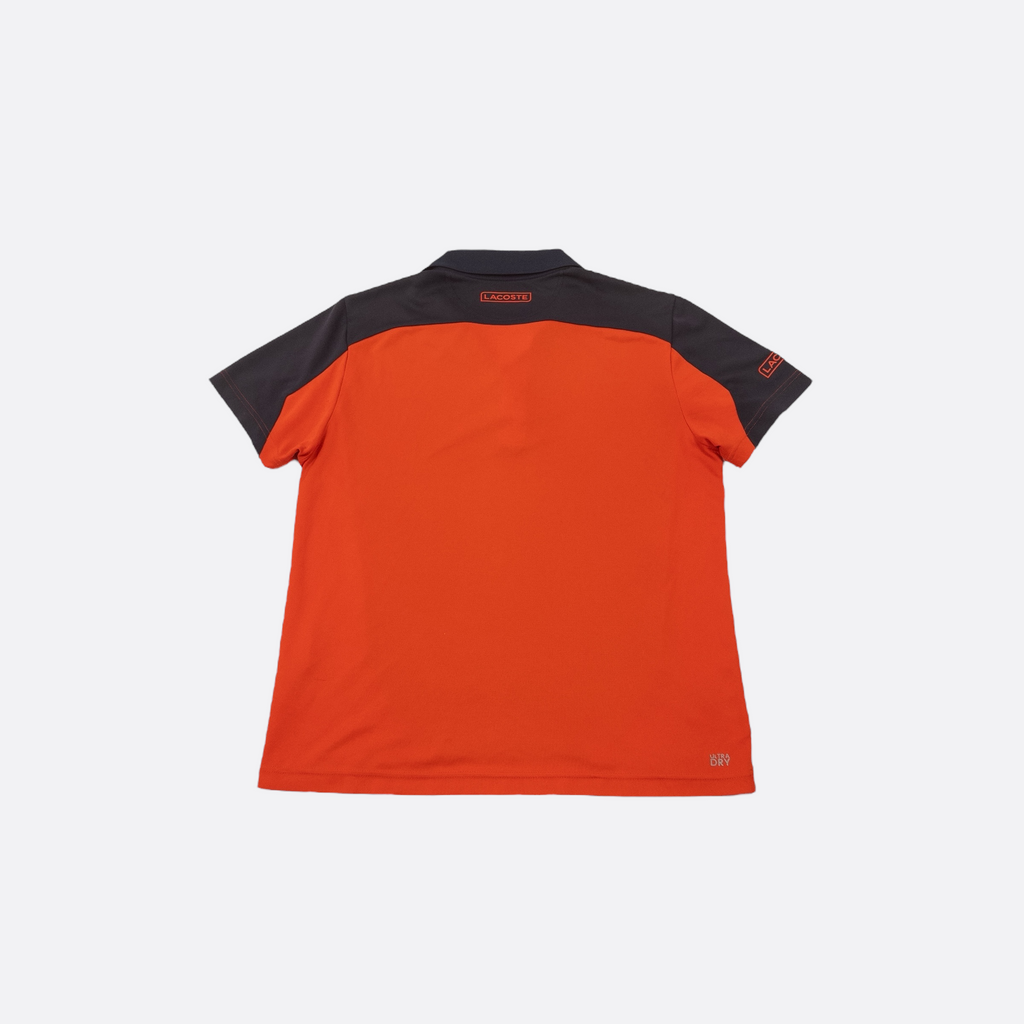 Polo-Shirt Blau/Rot M