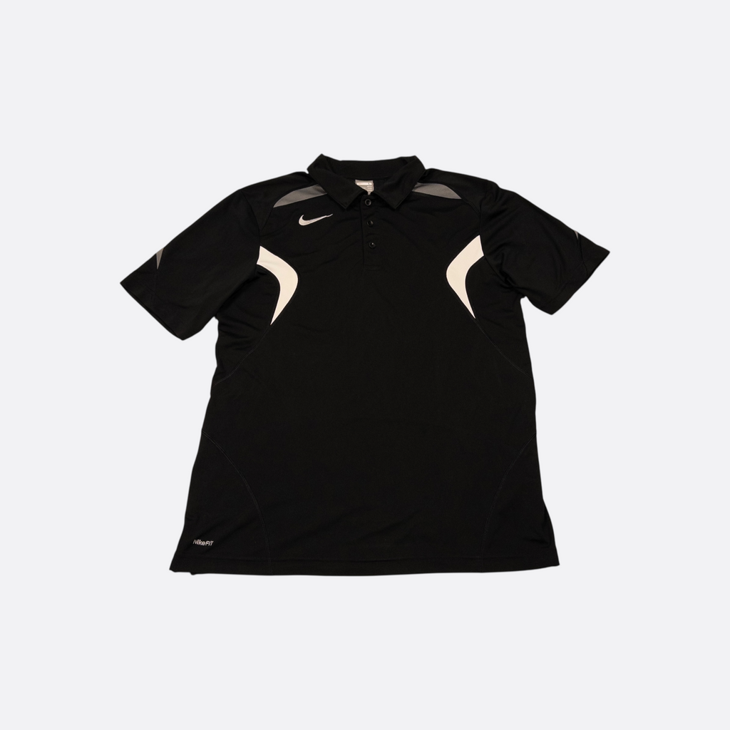 Polo-Shirt Schwarz L
