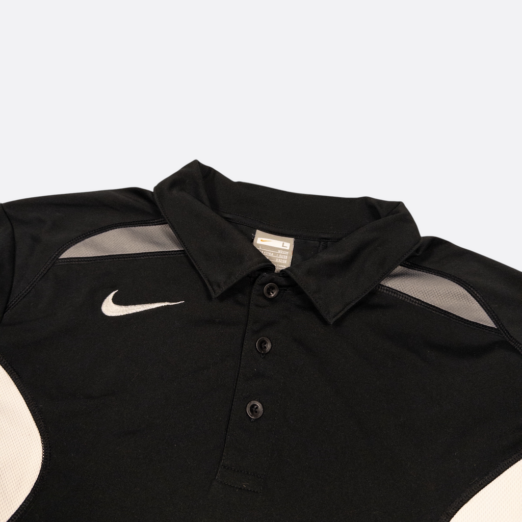 Polo-Shirt Schwarz L