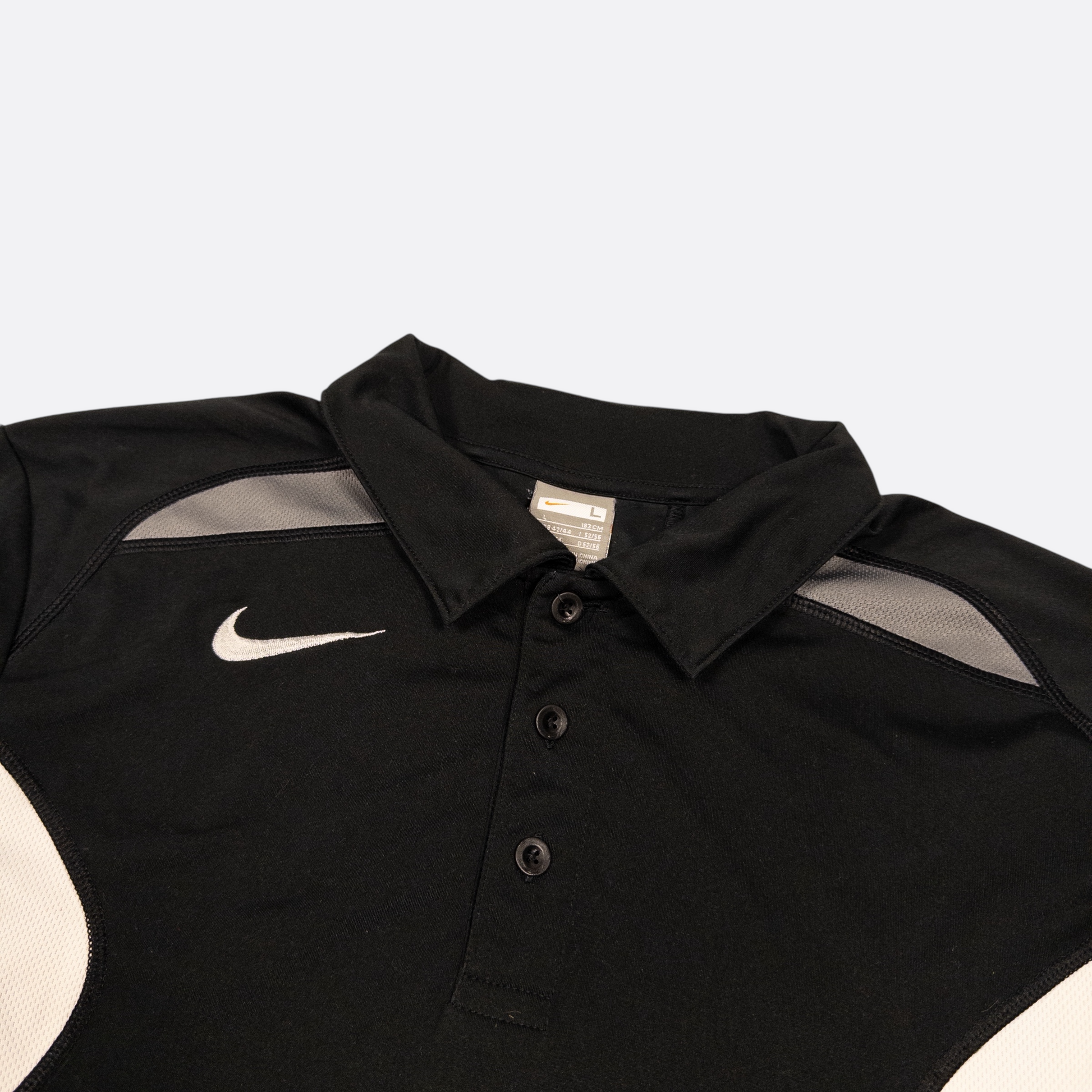Polo-Shirt Schwarz L