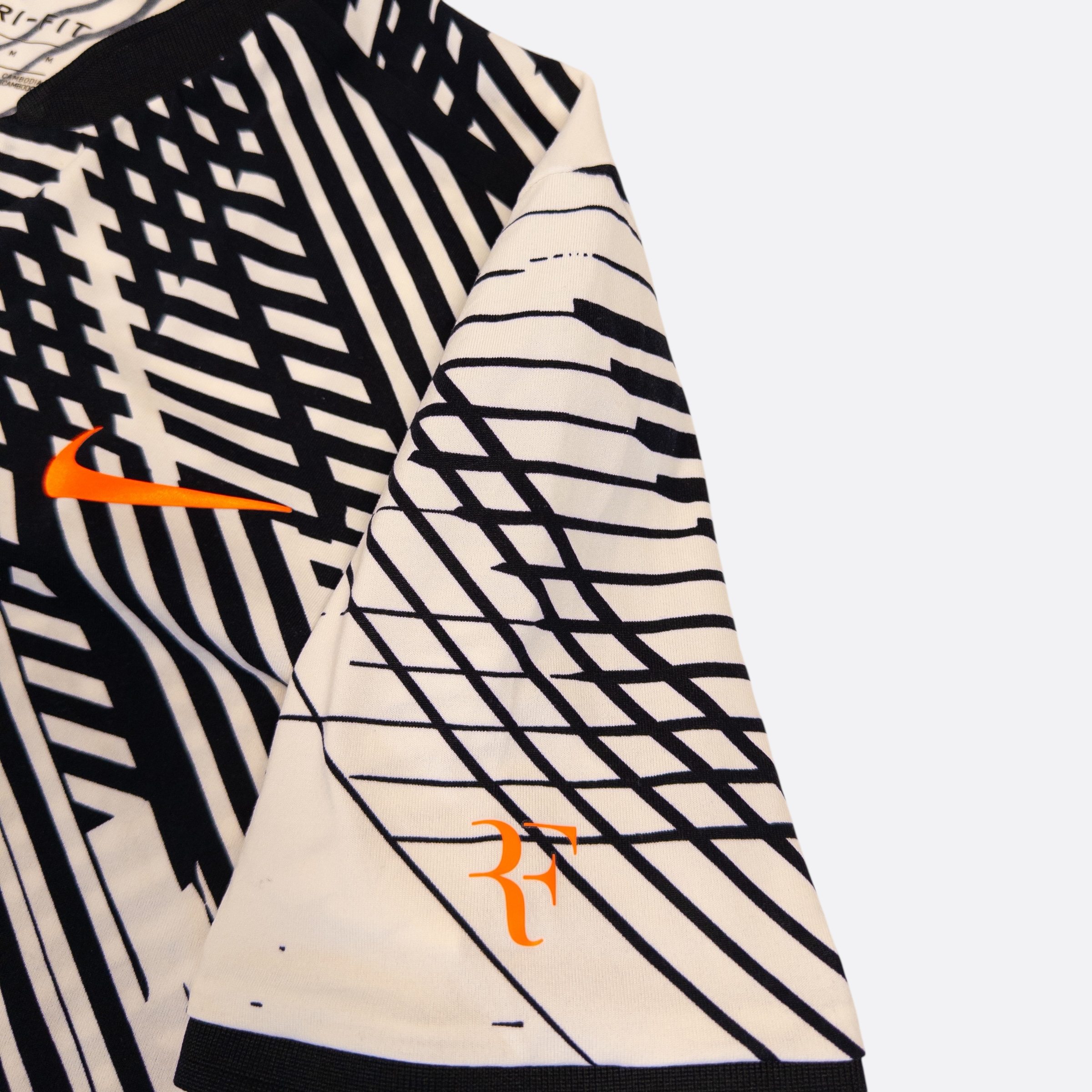 Nike x Federer Polo-Shirt White/Black – courtclass6