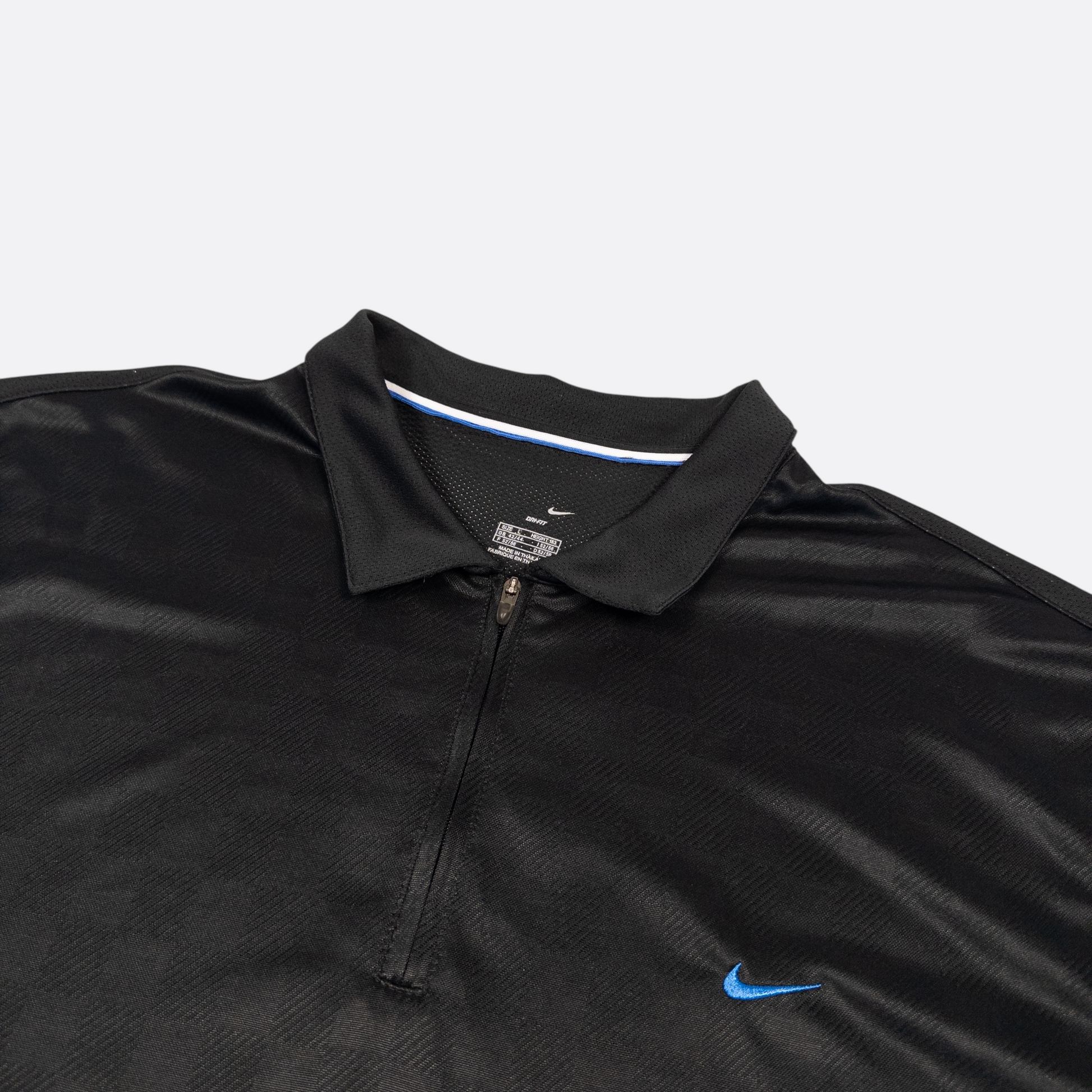 Polo-Shirt Schwarz L