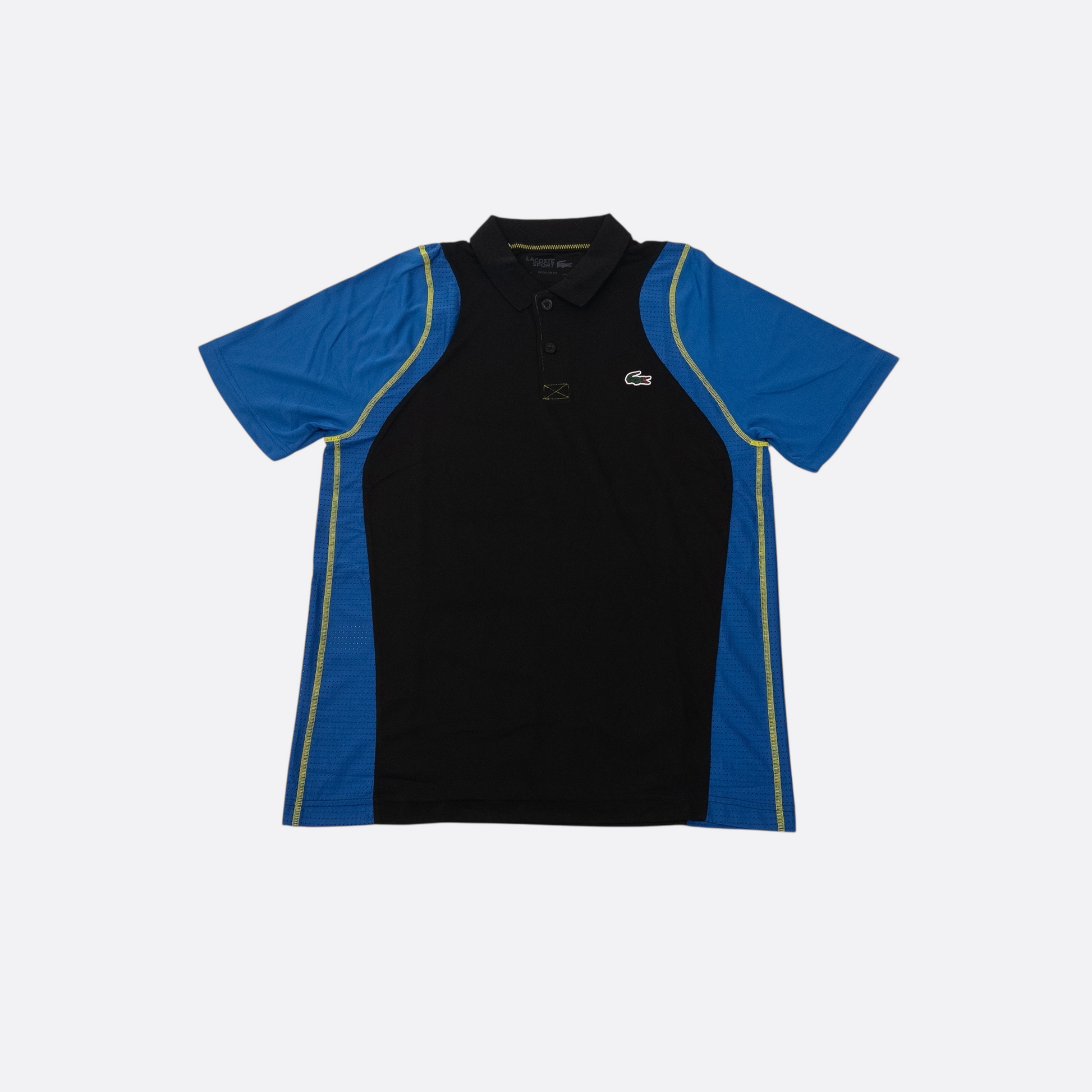 Polo-Shirt Schwarz/Blau M