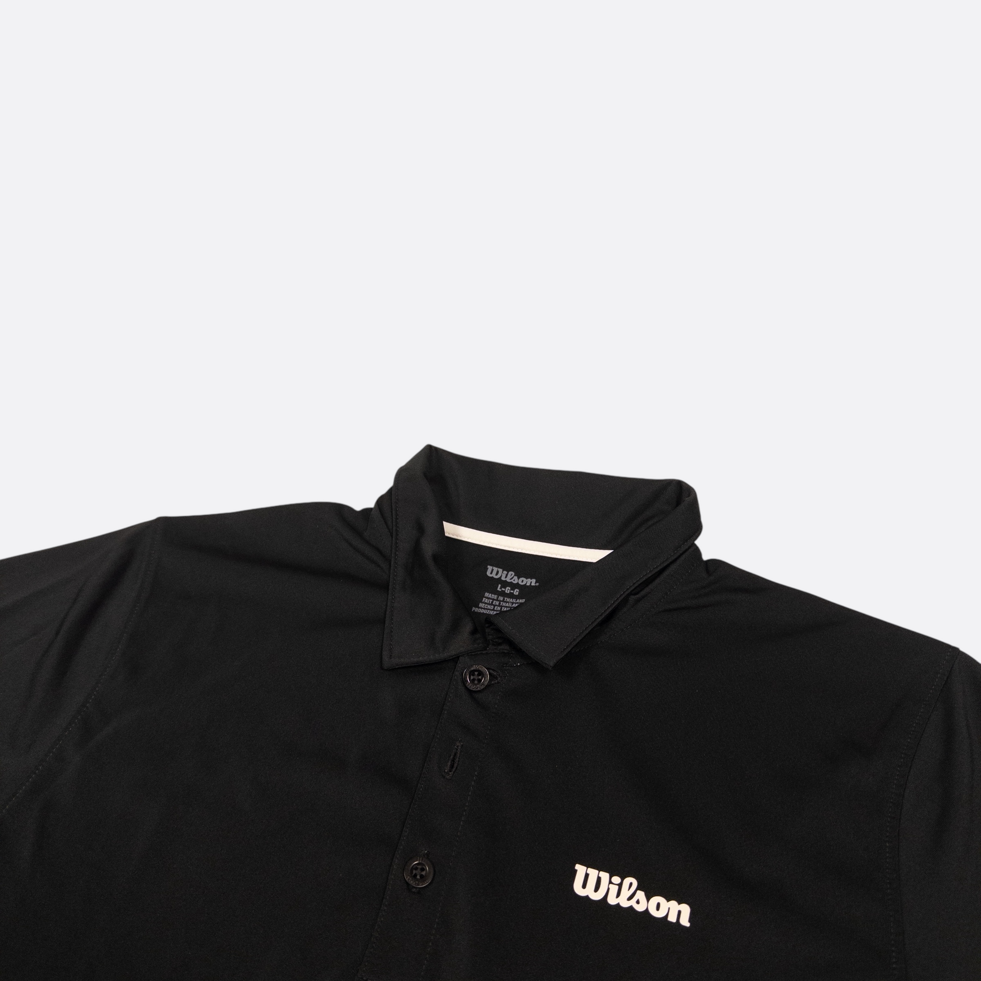 Polo-Shirt Schwarz L