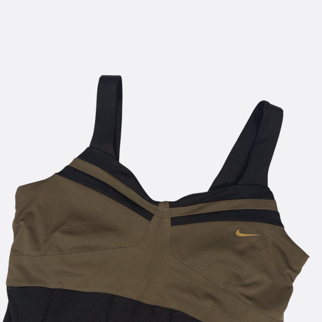 Court Dress Schwarz/Khaki M