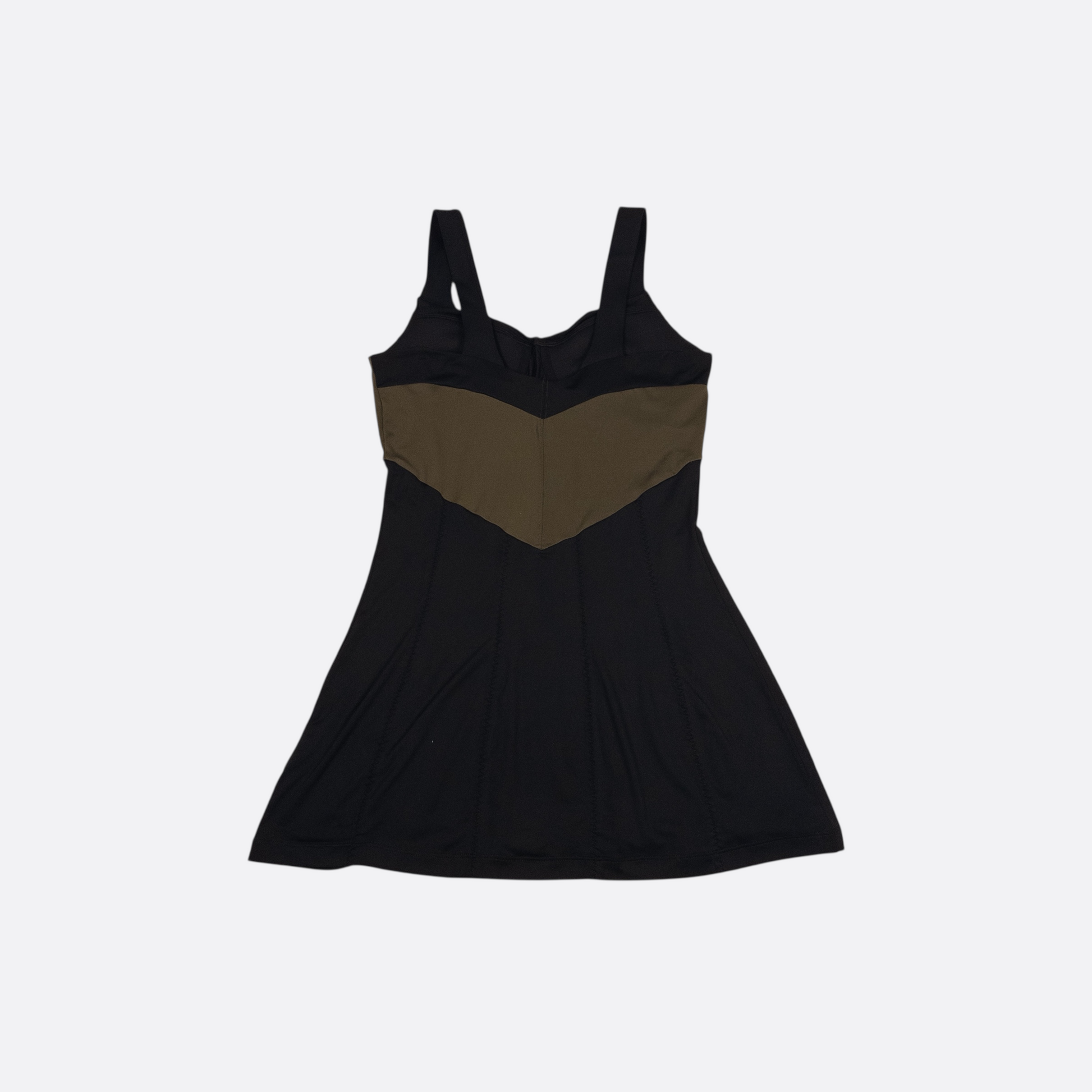 Court Dress Schwarz/Khaki M