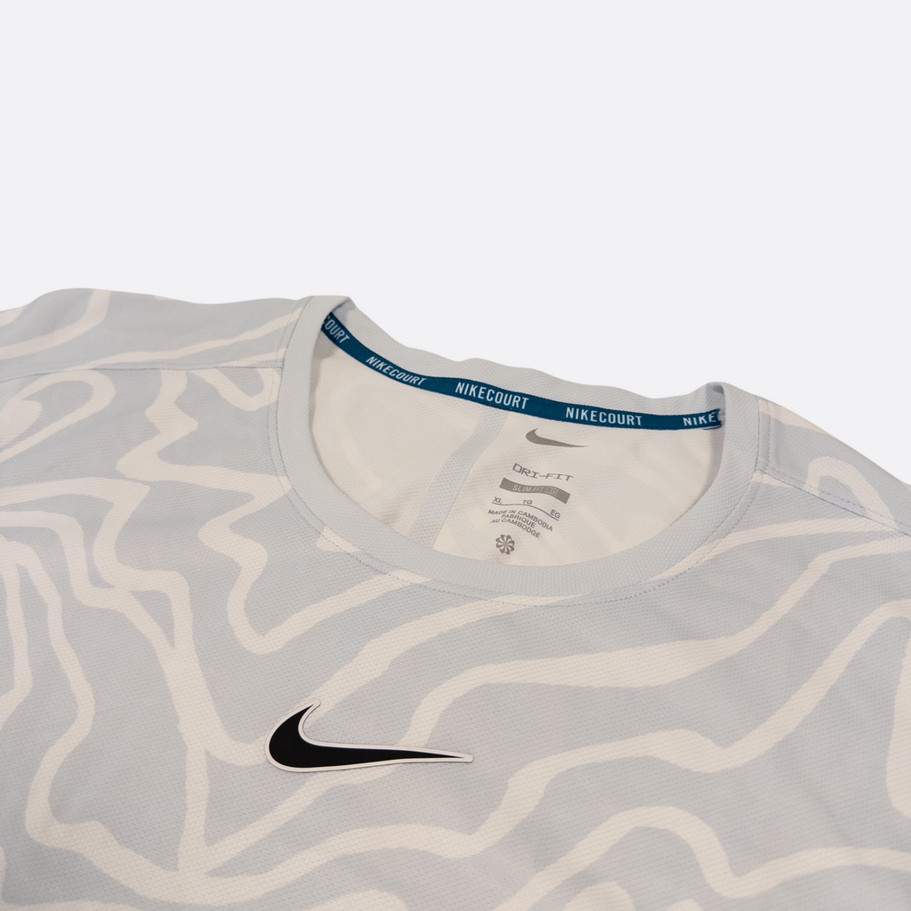 T-Shirt Grau/Blau XL
