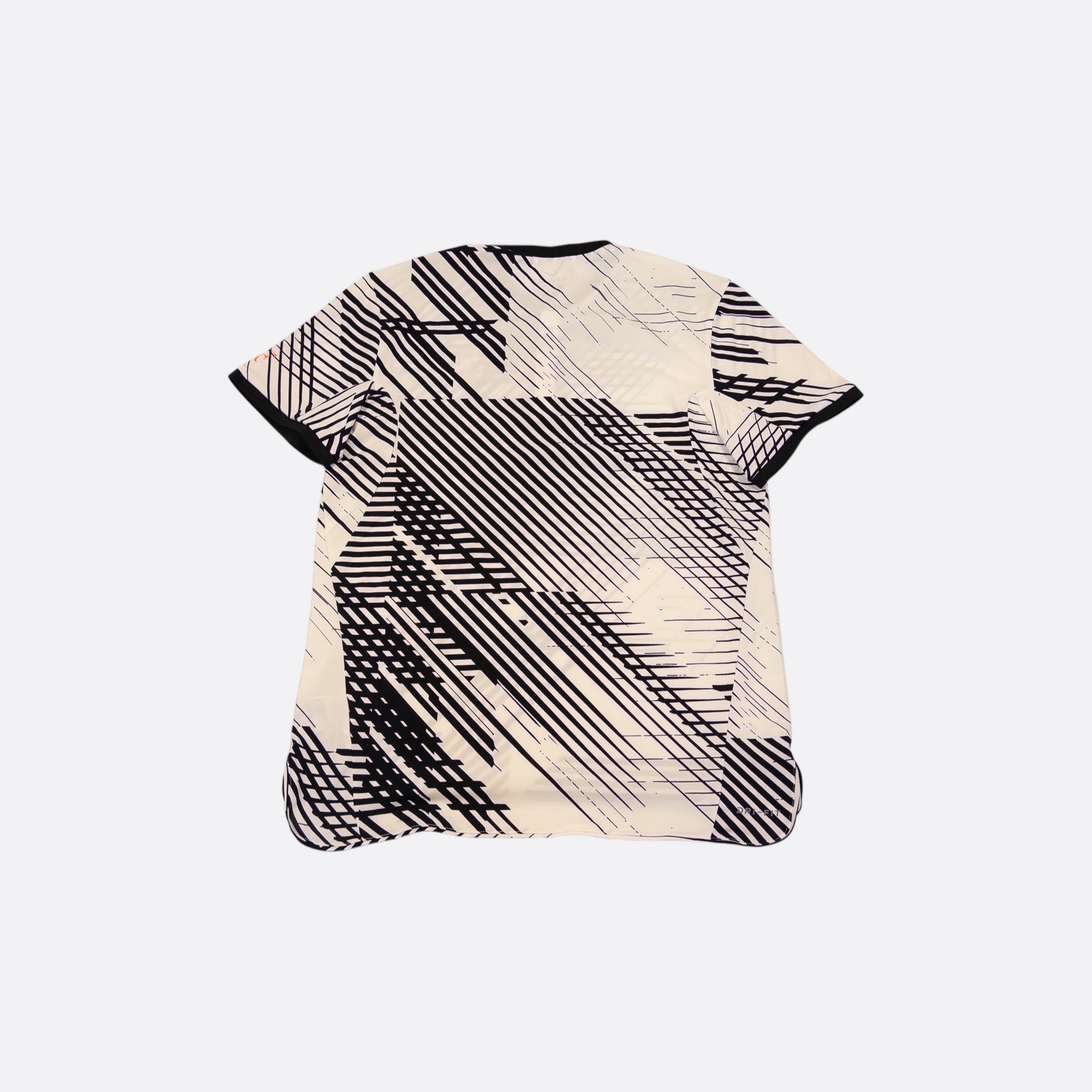 Polo-Shirt Weiß/Schwarz M