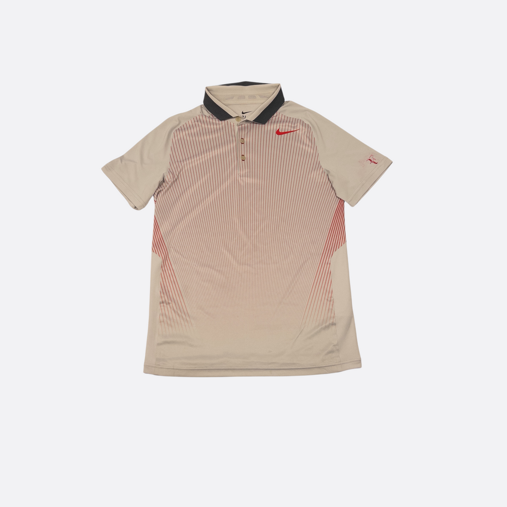 Polo-Shirt Grau/Rot S
